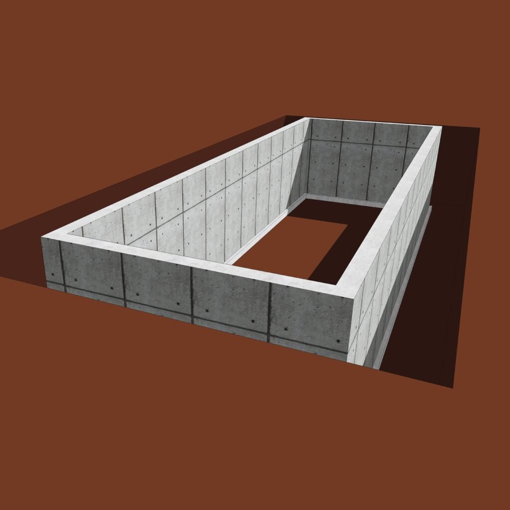 custom basement are deep below ground making access to main floor much easier