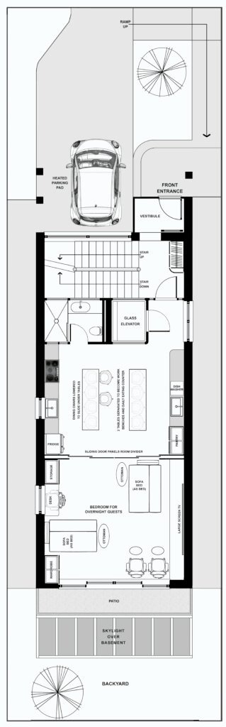 House Plans 2 : A House That Allows Occupants to Do Many Things Is Most Welcomed By Seniors. Turning The Sitting Room Into An Overnight Guest Bedroom Can Solve The Shortcomings Of The Lack Of Bedrooms Which Are Often Left Unused.